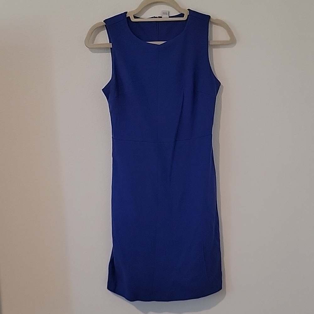 Blue work dress